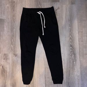 black h&m sweatpants
